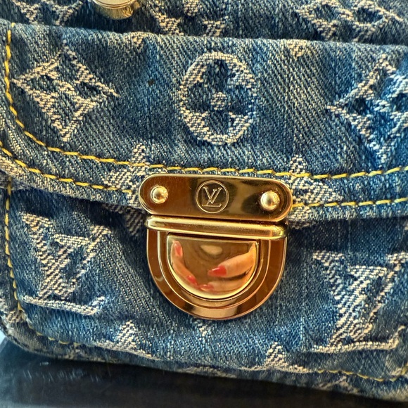 AUTH Louis Vuitton Denim NEO SPEEDY handbag - Picture 9 of 16